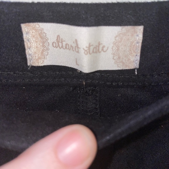 Altar’d State black suede leggings - Picture 2 of 3